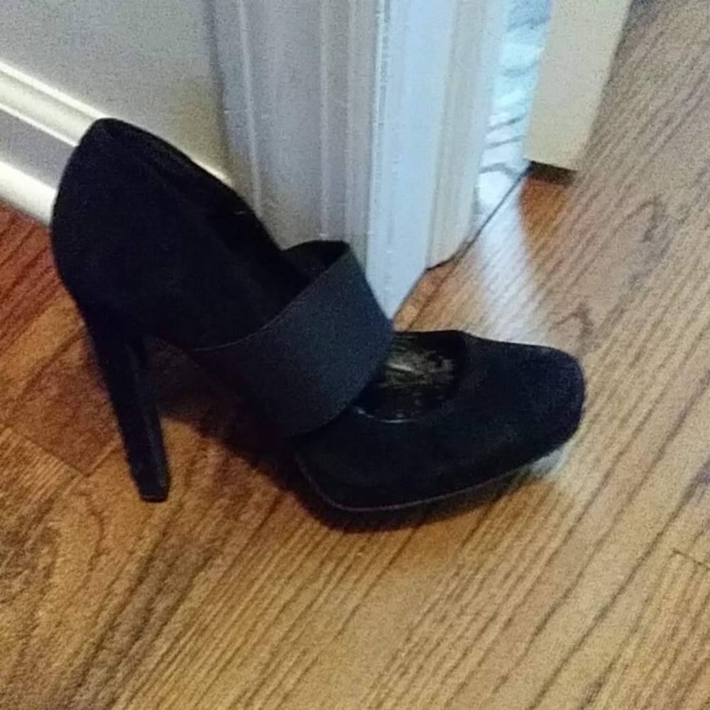 Black Velvet Jessica Simpson heels like new